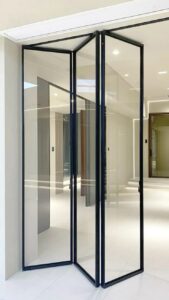 Aluminum Folding Door Modern Elegance for Your Open Space Desain Pintu dan Jendela Aluminium