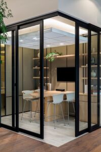 Ambiente corporativo de atendimento