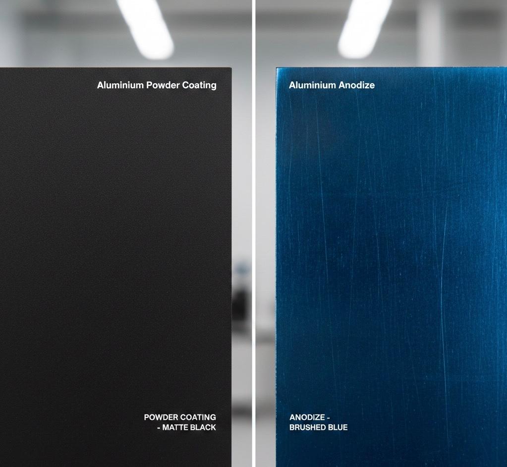 Powder Coating vs Anodize