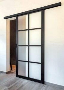 Pintu Aluminium Hitam Matte