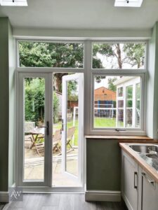 Kombinasi Pintu dan Jendela Aluminium