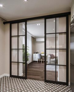 Partisi Aluminium Kaca Minimalis