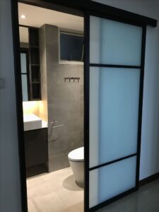 Model Pintu Aluminium untuk Kamar Mandi