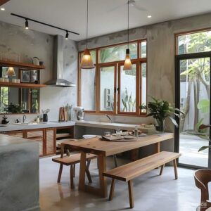 Jendela Aluminium untuk Dapur Minimalis