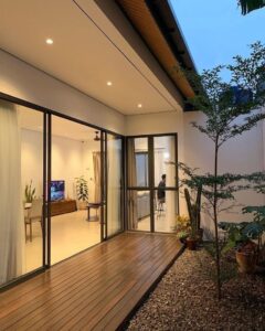 Pintu Aluminium untuk Rumah Tropis