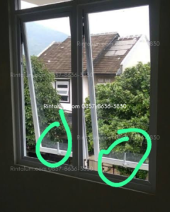 Model Jendela Aluminium Custom di Tempel Sleman