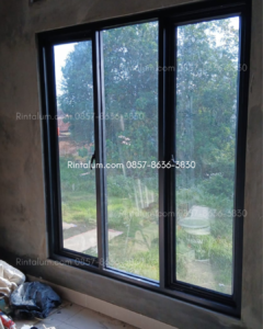 Model Jendela Aluminium Custom di Tempel Sleman