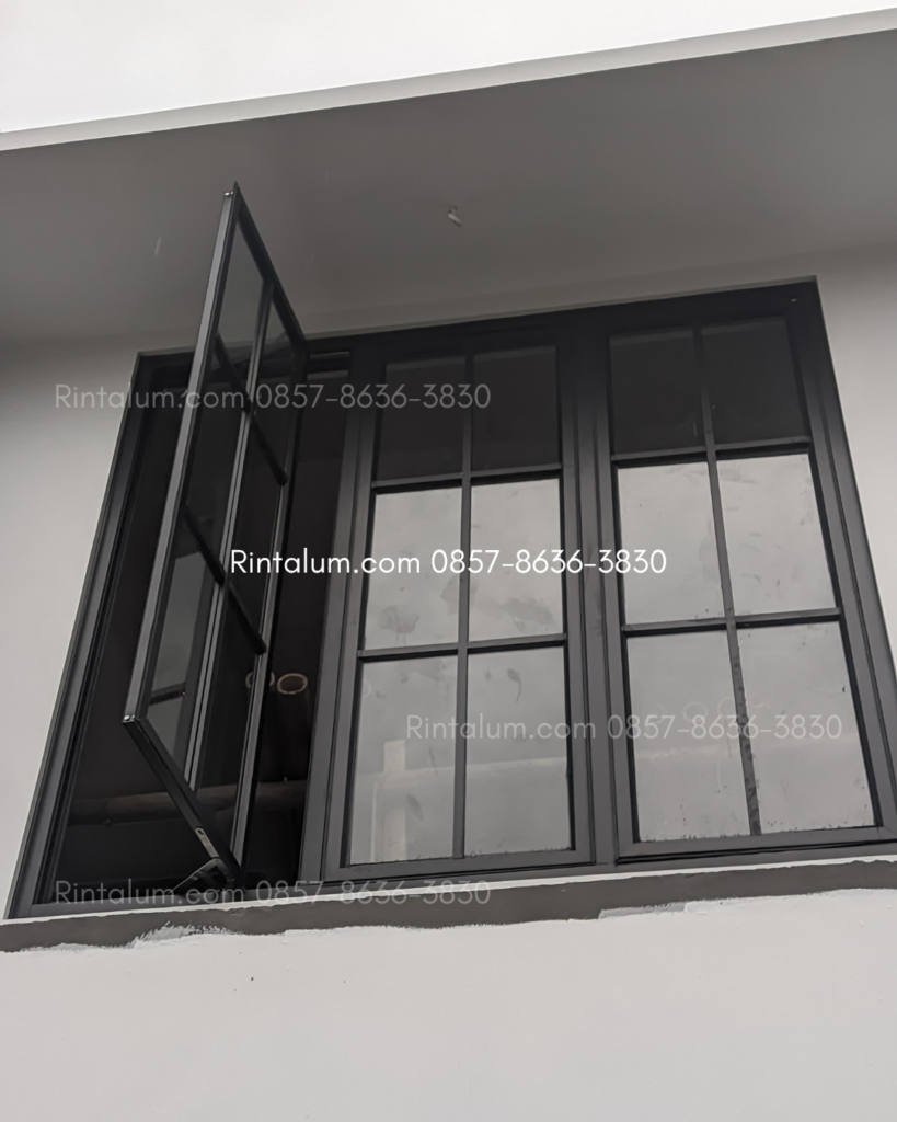 Model Jendela Aluminium Custom di Sleman
