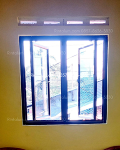 Model Jendela Aluminium Custom di Tempel Sleman