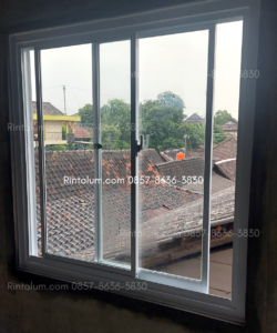 Model Jendela Aluminium Custom di Tempel Sleman