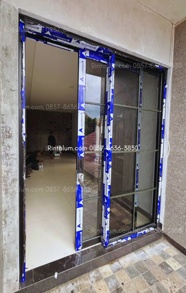 Model & Desain Pintu Sliding Aluminium Modern di Godean