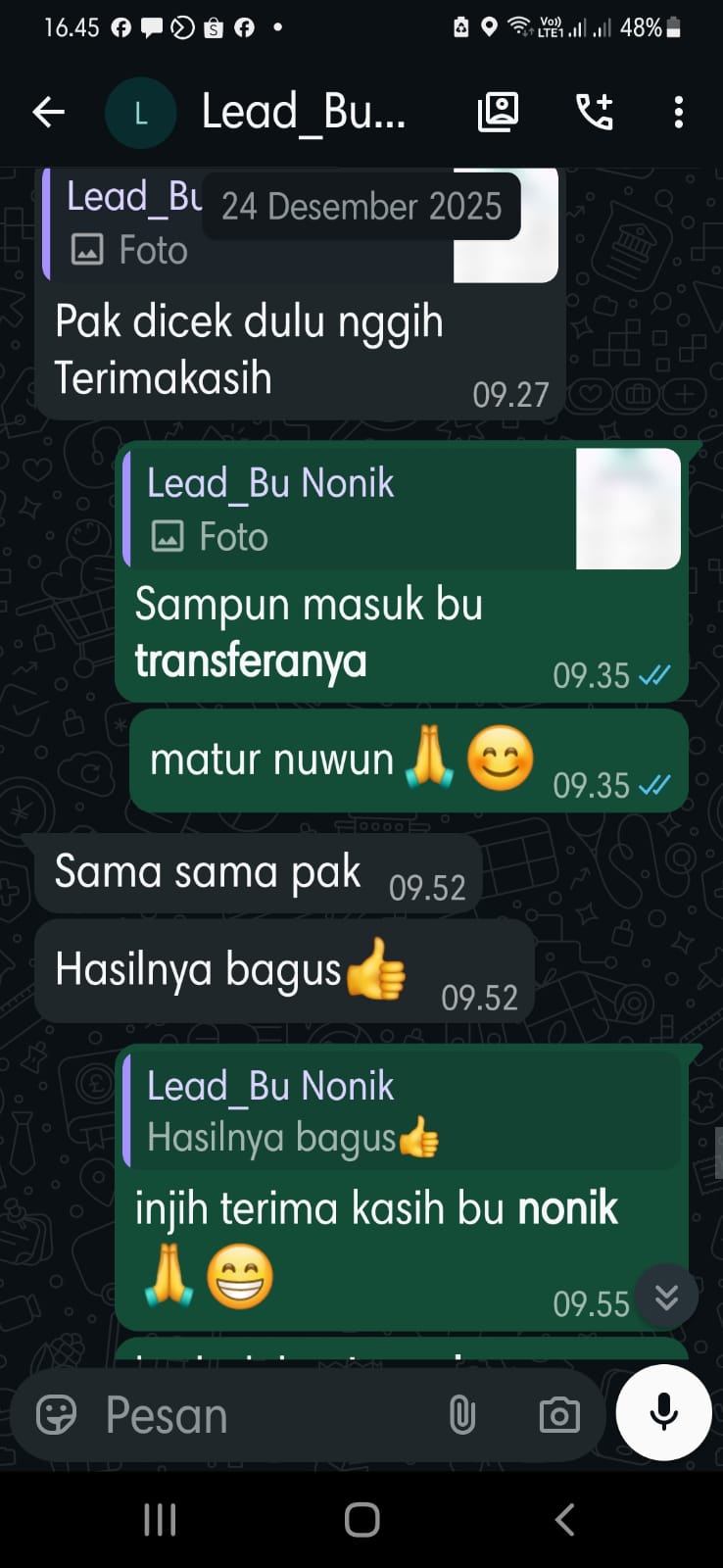 Testimoni Bu Nonik